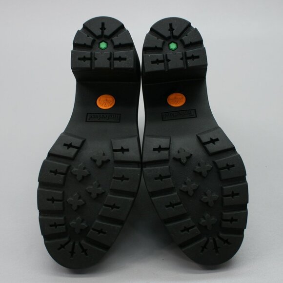 Timberland Ladies 8.5 Allington Heights 6" Black Nubuck Heels Ankle Boots A5Y6C - Picture 9 of 12